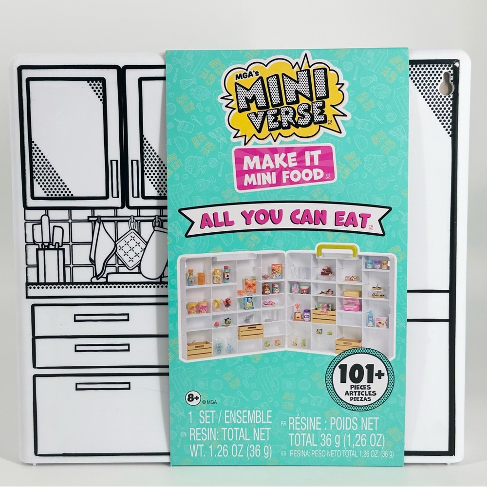 MGA's Mini Verse Make It Mini Food ALL YOU CAN EAT Collection 101+ Pieces - NEW